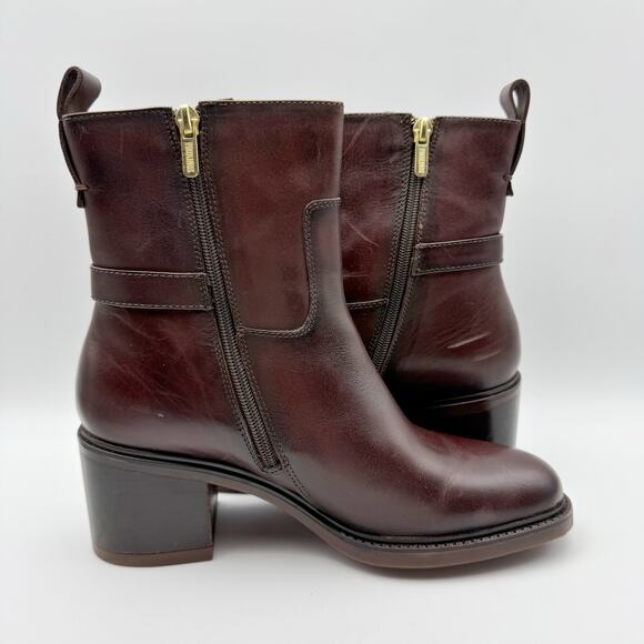 Pikolinos Womens Huesca W8X-8736 Boots EU 38 US 8 Calfskin Leather Brown NIB - Picture 4 of 12